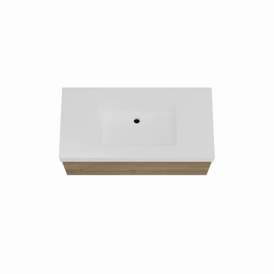 Storke Edge badkamermeubel met Mata High wastafel