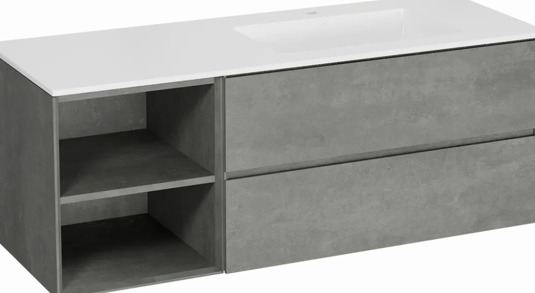 Storke Edge badkamermeubel met Bilia wastafel