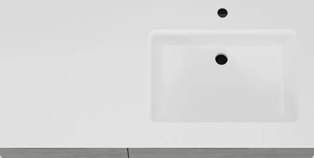 Storke Edge badkamermeubel met Bilia wastafel
