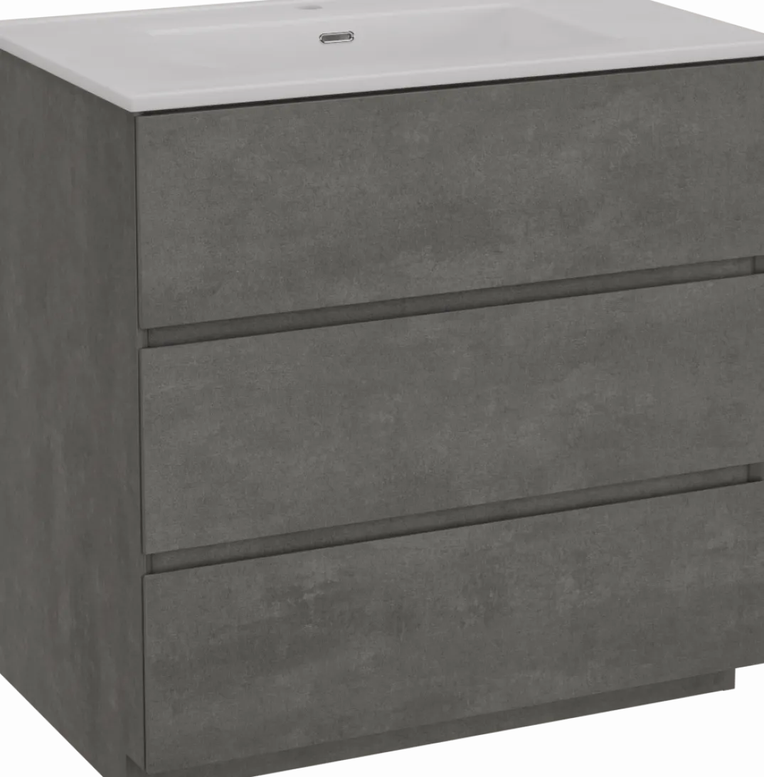 Storke Edge badkamermeubel met Kera wastafel