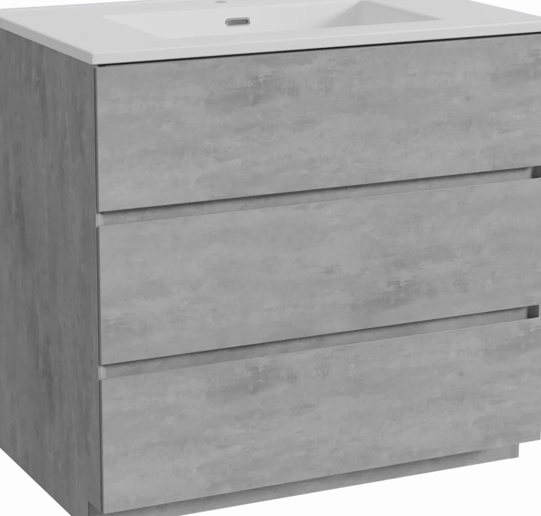 Storke Edge badkamermeubel met Kera wastafel