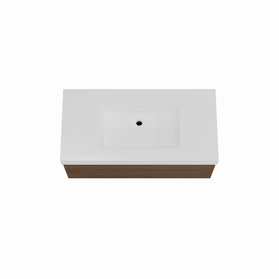 Storke Edge badkamermeubel met Mata High wastafel
