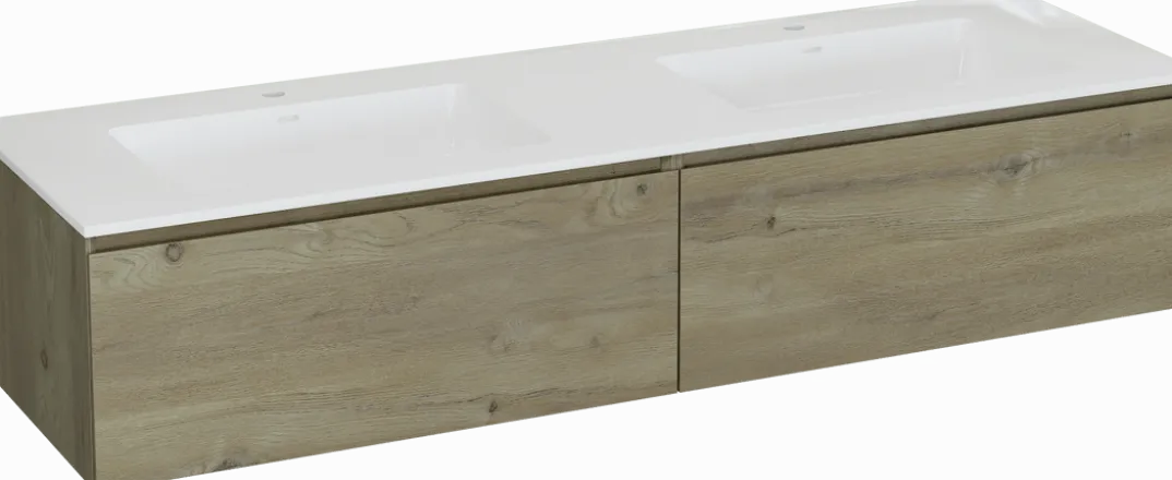 Storke Edge badkamermeubel met Bilia wastafel