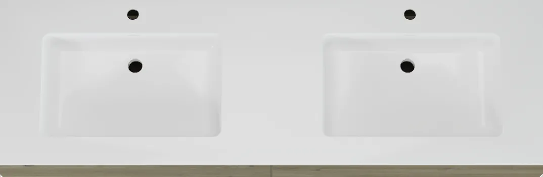Storke Edge badkamermeubel met Bilia wastafel
