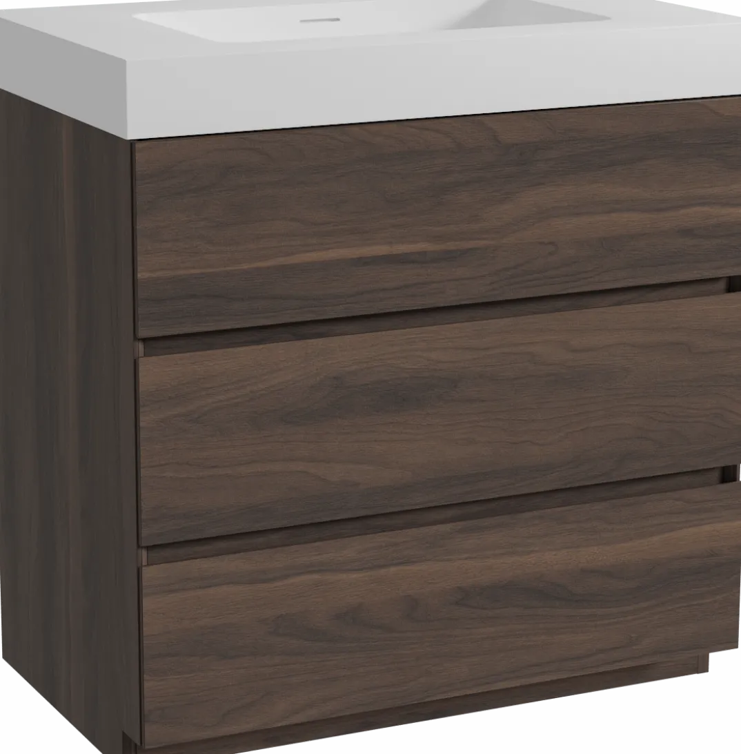 Storke Edge badkamermeubel met Mata High wastafel
