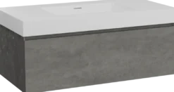 Storke Edge badkamermeubel met Mata High wastafel