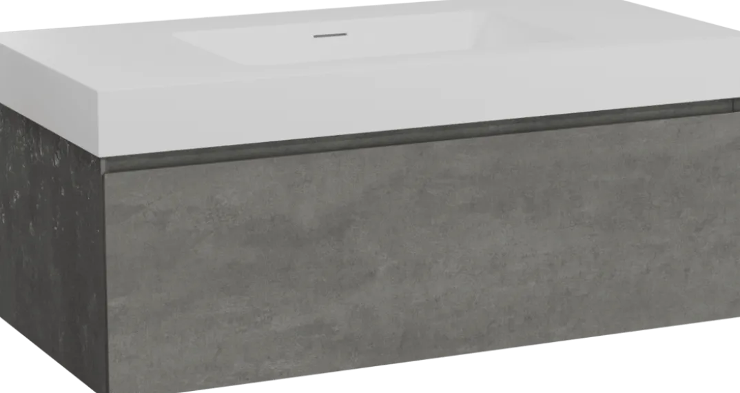 Storke Edge badkamermeubel met Mata High wastafel