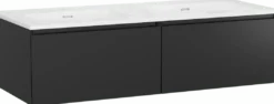 Storke Edge badkamermeubel met Kera wastafel, afvoerpluggen inbegrepen