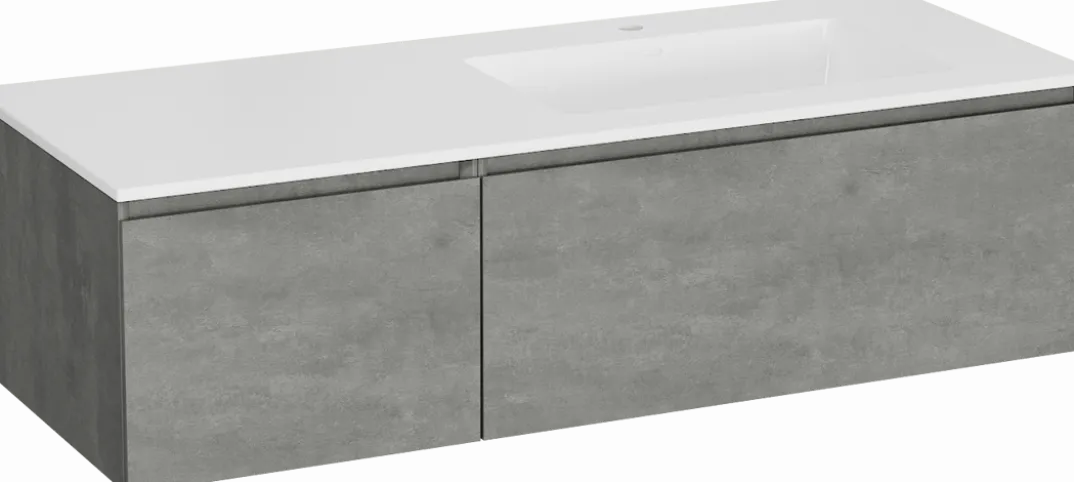 Storke Edge badkamermeubel met Bilia wastafel