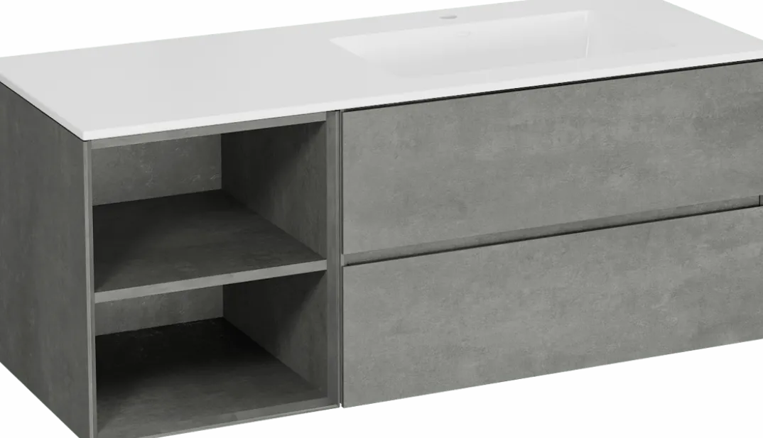 Storke Edge badkamermeubel met Bilia wastafel