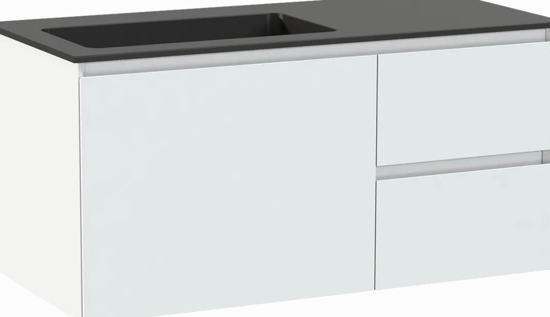 Storke Edge badkamermeubel met Scuro wastafel
