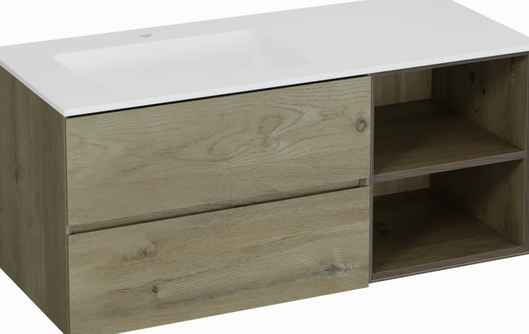 Storke Edge badkamermeubel met Bilia wastafel