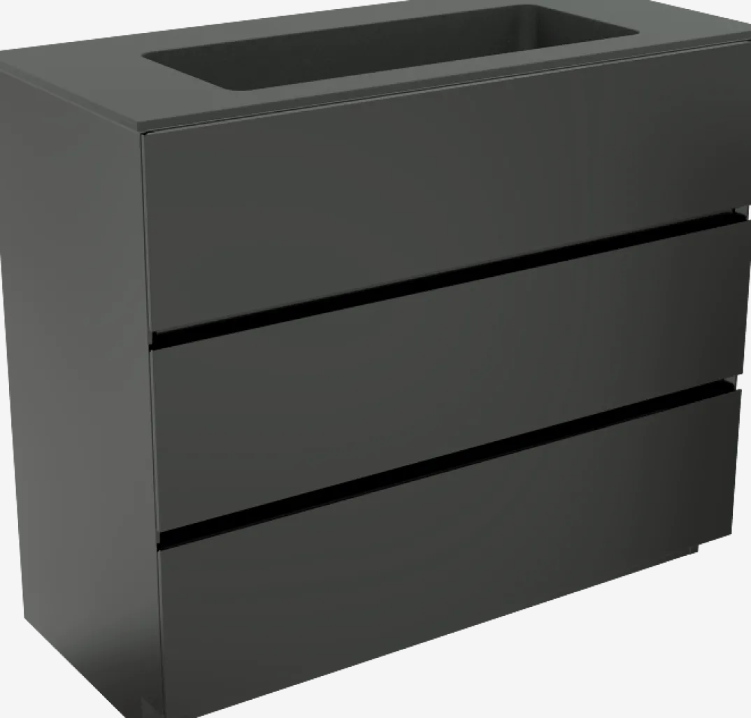 Storke Edge badkamermeubel met Scuro wastafel