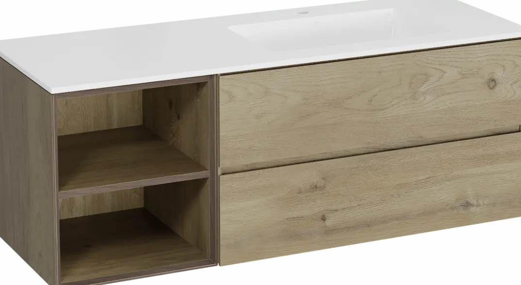 Storke Edge badkamermeubel met Bilia wastafel