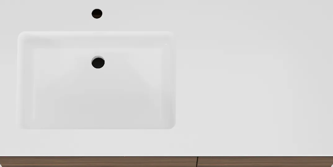 Storke Edge badkamermeubel met Bilia wastafel
