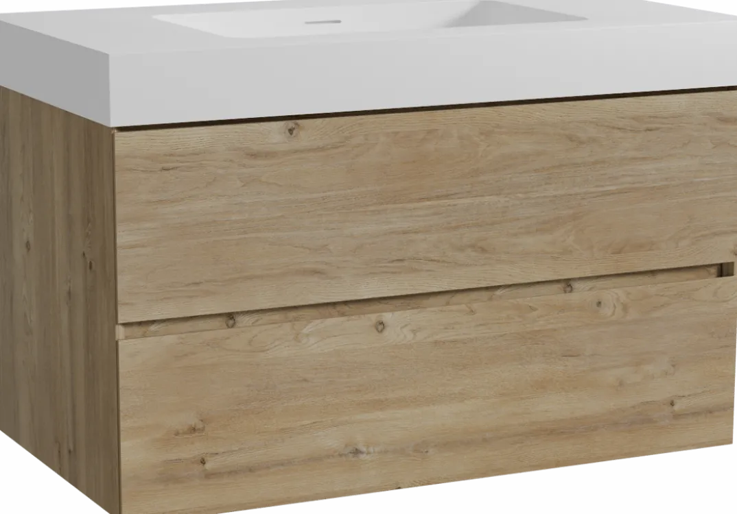 Storke Edge badkamermeubel met Mata High wastafel