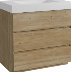 Storke Edge badkamermeubel met Mata High wastafel