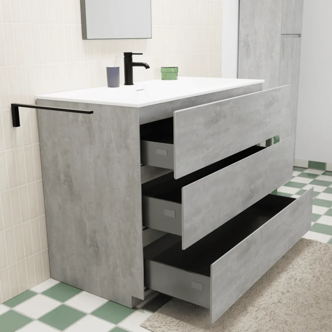 Storke Edge badkamermeubel met Mata wastafel