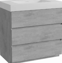 Storke Edge badkamermeubel met Mata High wastafel