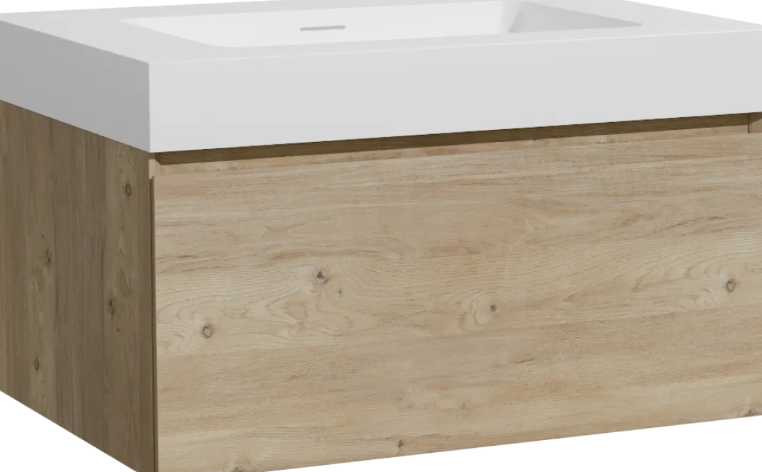 Storke Edge badkamermeubel met Mata High wastafel