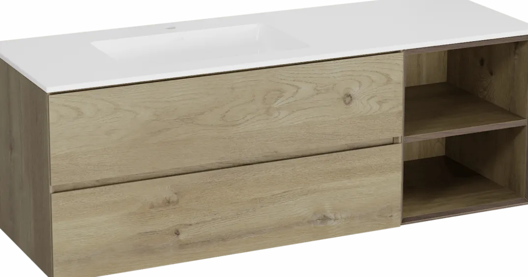 Storke Edge badkamermeubel met Bilia wastafel