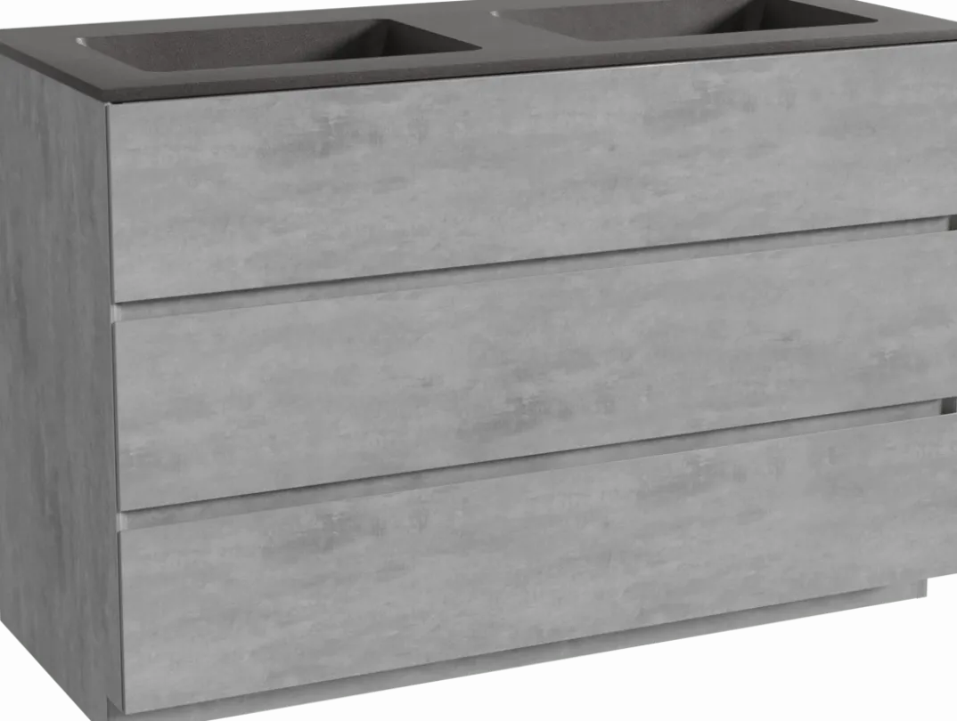 Storke Edge badkamermeubel met Scuro wastafel