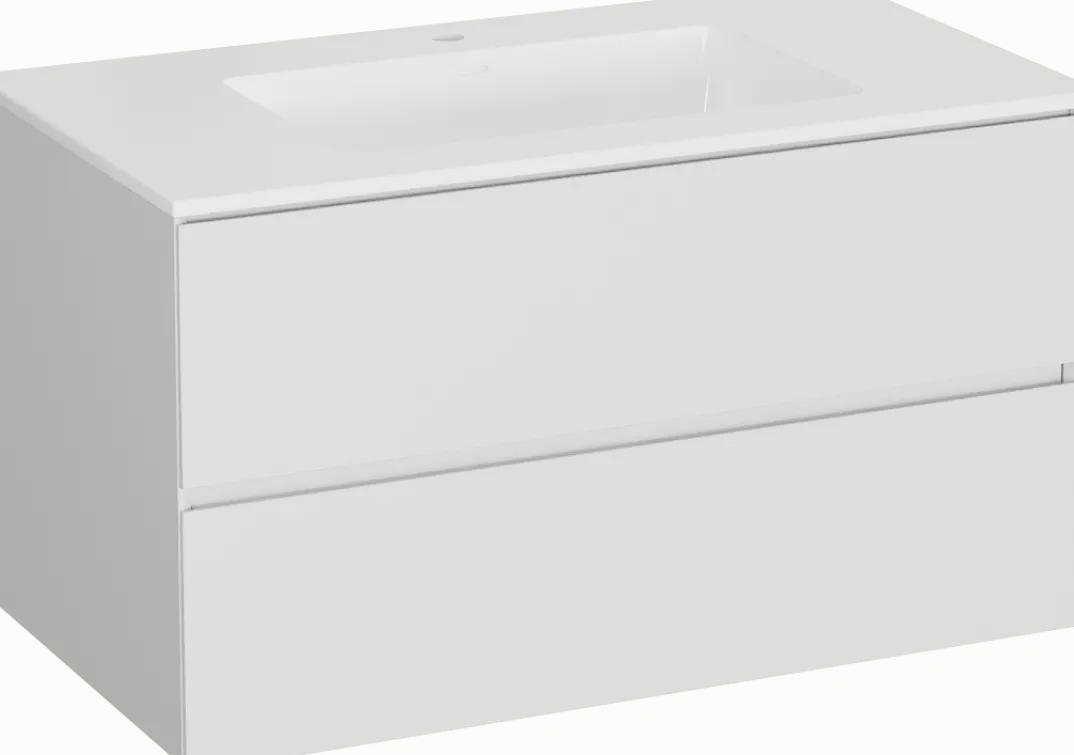 Storke Edge badkamermeubel met Bilia wastafel