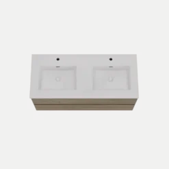 Storke Edge badkamermeubel met Kera wastafel, afvoerpluggen inbegrepen