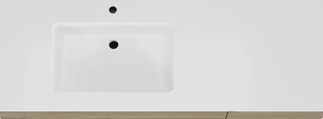 Storke Edge badkamermeubel met Bilia wastafel