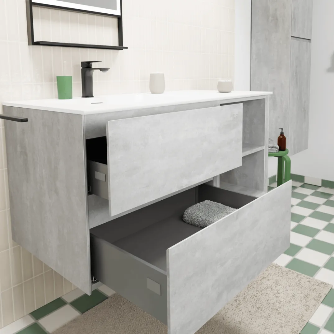 Storke Edge badkamermeubel met Mata wastafel