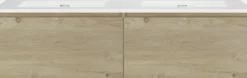 Storke Edge badkamermeubel met Kera wastafel, afvoerpluggen inbegrepen