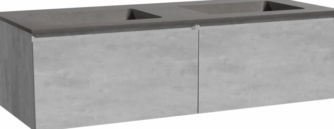 Storke Edge badkamermeubel met Scuro wastafel