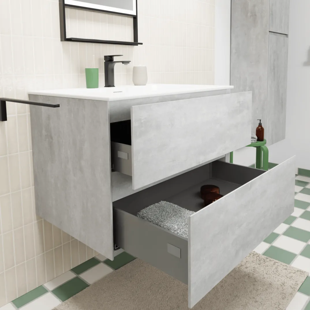Storke Edge badkamermeubel met Mata wastafel