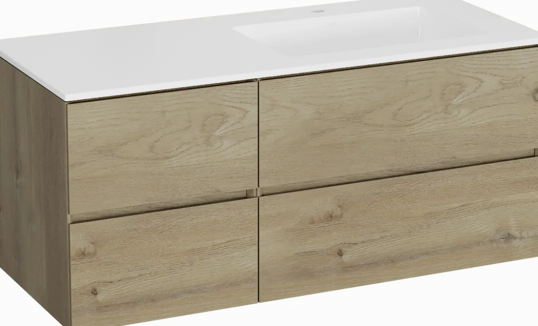Storke Edge badkamermeubel met Bilia wastafel