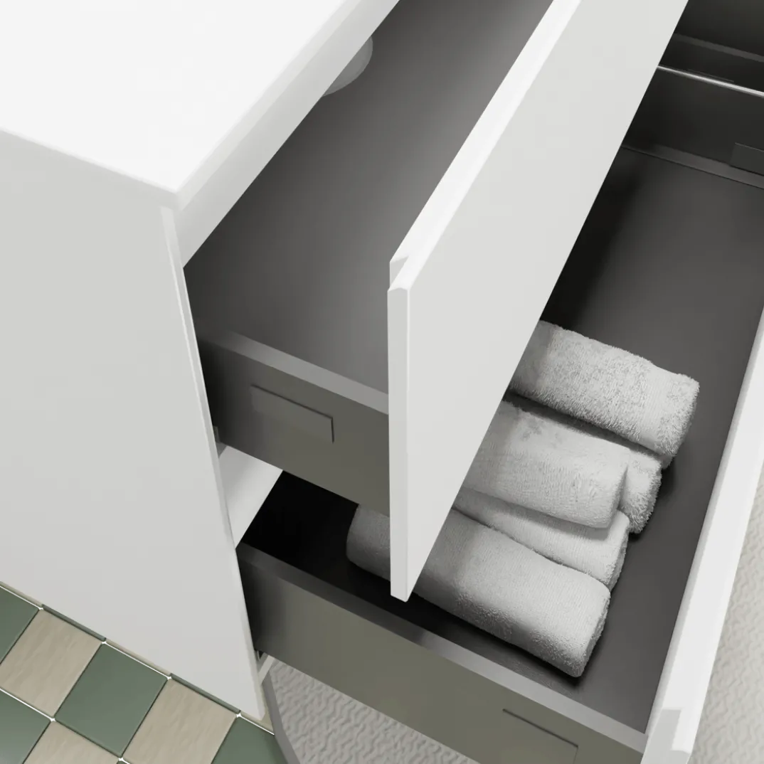 Storke Edge badkamermeubel met Mata wastafel