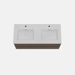 Storke Edge badkamermeubel met Kera wastafel, afvoerpluggen inbegrepen
