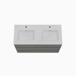 Storke Edge badkamermeubel met Kera wastafel, afvoerpluggen inbegrepen