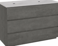 Storke Edge badkamermeubel met Kera wastafel, afvoerpluggen inbegrepen