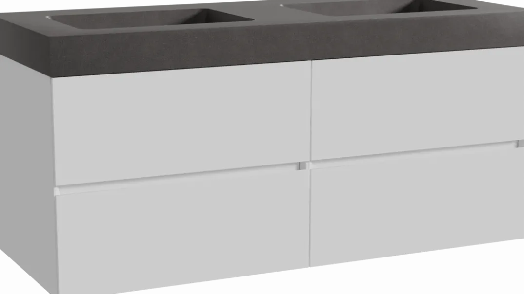 Storke Edge badkamermeubel met Scuro High wastafel