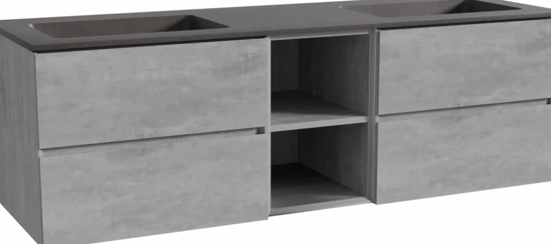 Storke Edge badkamermeubel met Scuro wastafel