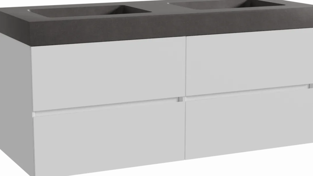 Storke Edge badkamermeubel met Scuro High wastafel