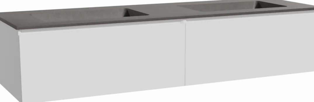 Storke Edge badkamermeubel met Scuro wastafel