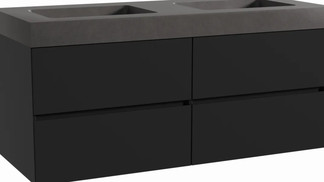 Storke Edge badkamermeubel met Scuro High wastafel