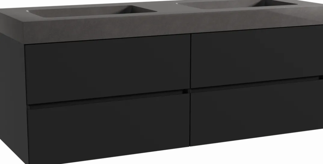 Storke Edge badkamermeubel met Scuro High wastafel