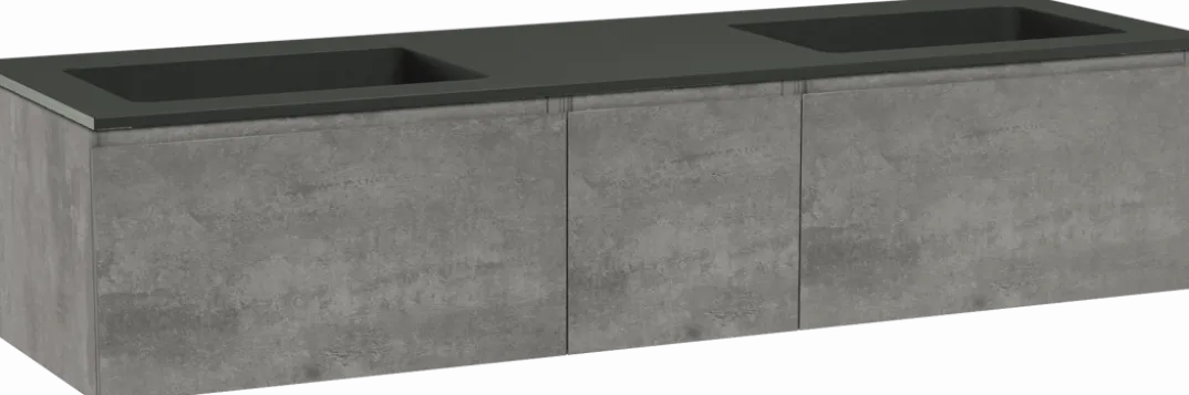 Storke Edge badkamermeubel met Scuro wastafel