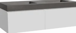 Storke Edge badkamermeubel met Scuro High wastafel