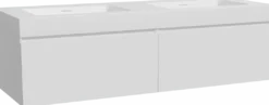 Storke Edge badkamermeubel met Mata High wastafel