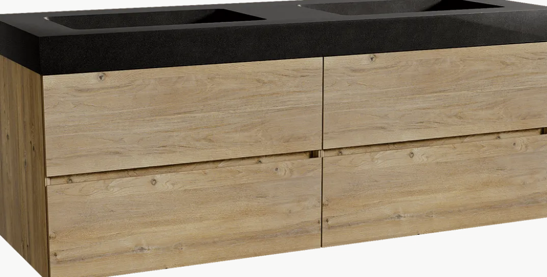 Storke Edge badkamermeubel met Scuro High wastafel