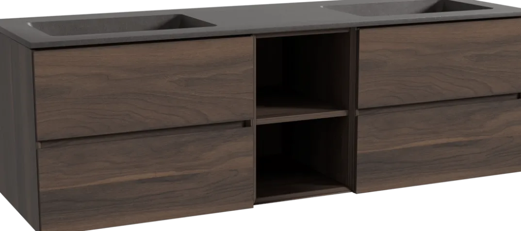 Storke Edge badkamermeubel met Scuro wastafel