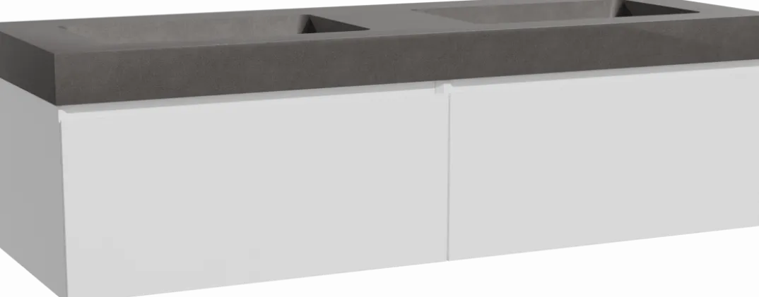 Storke Edge badkamermeubel met Scuro High wastafel